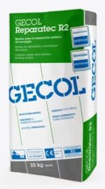 Mortero tixotrópico, Reparatec R2 de Gecol. Saco 25 kg
